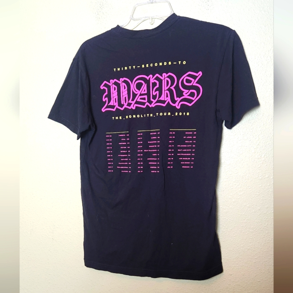 30 Seconds to Mars Band Tee Size Small
